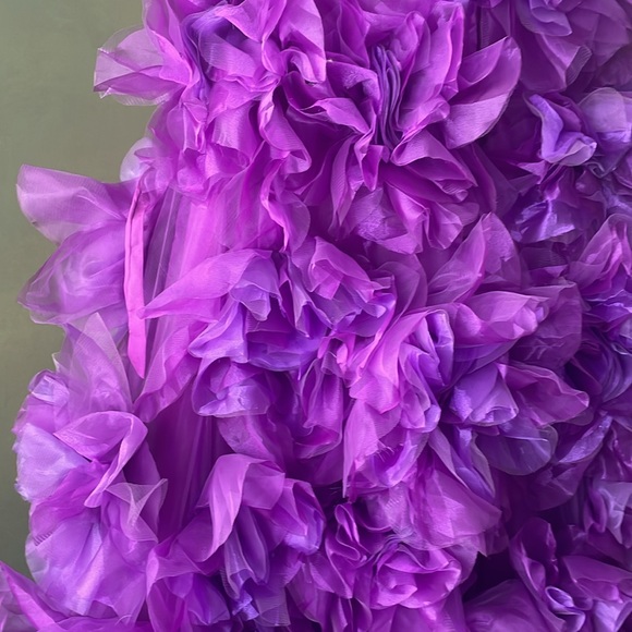 Beautiful XL maternity gown. Custom made. Bow comes off in the front. - Picture 3 of 7